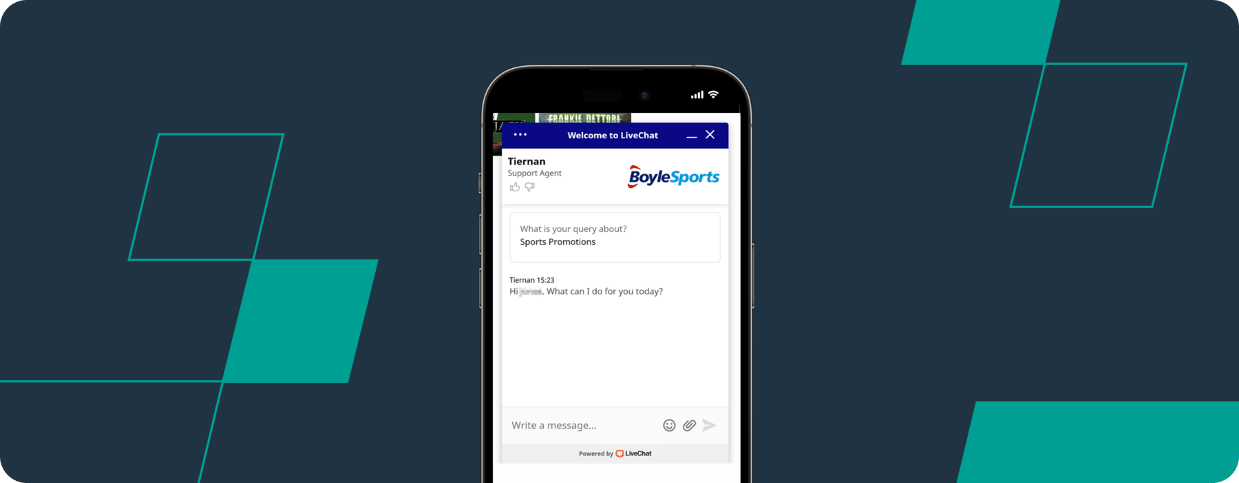 BoyleSports Live Chat Support