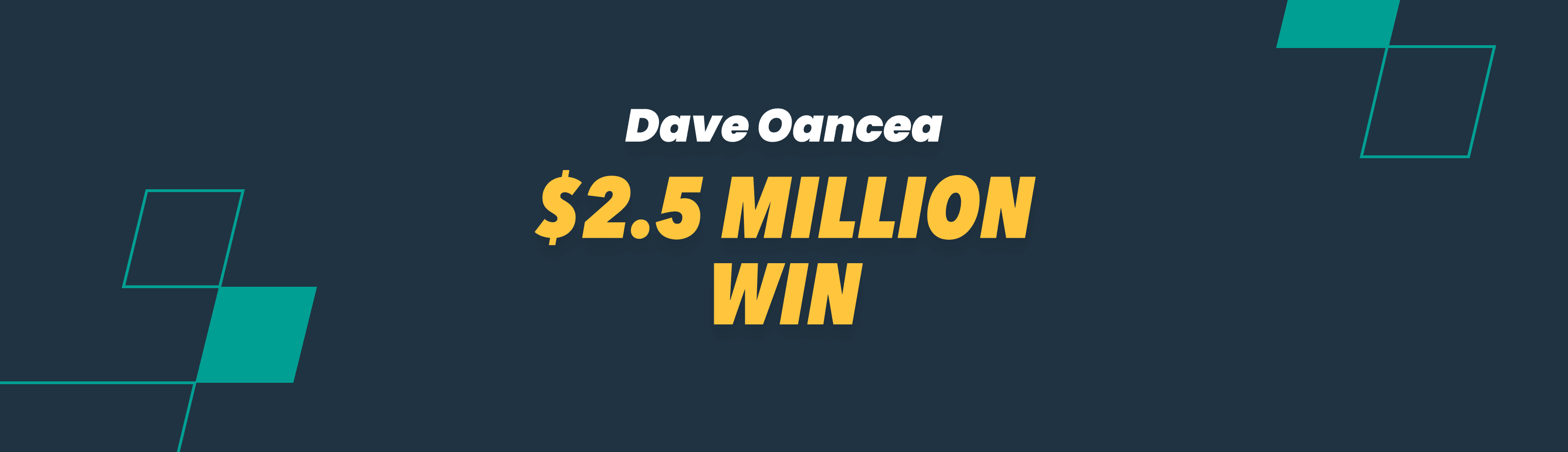 image of dave oancea betting winnings